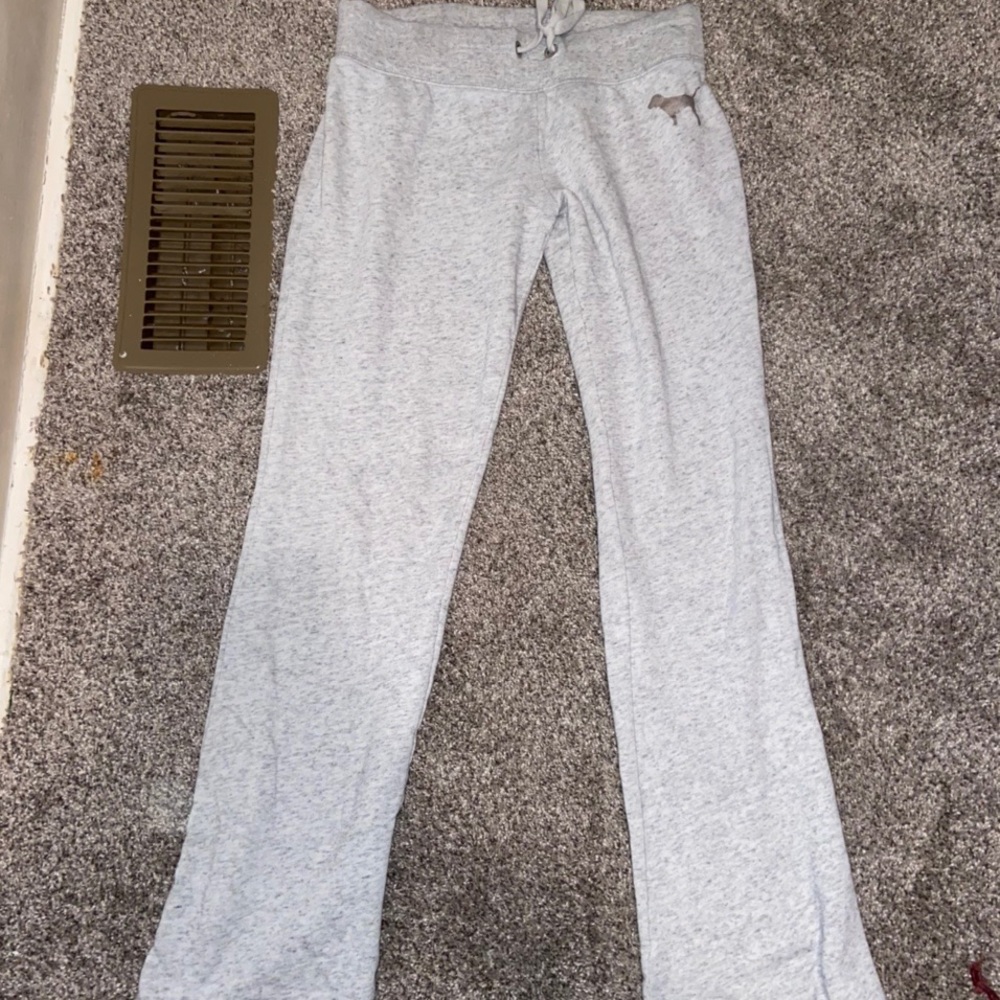 pink grey sweats